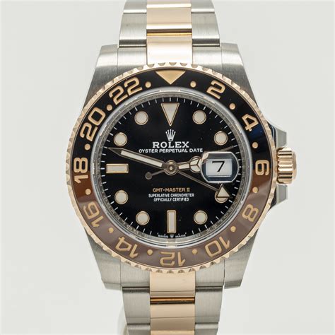 rolex gmt acciaio e oro rosa replica